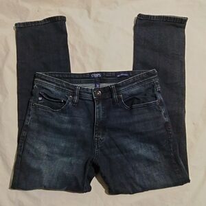 Chaps Jeans Mens 32x30(32x28) Blue Slim Straight Fit Stretch Denim